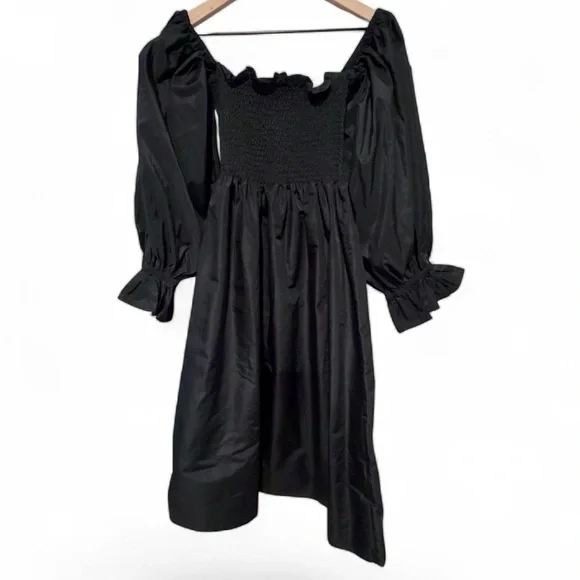 Sleeper NWT Atlanta Black Elegant LBD Shoulder Dress 100% Polyester-M - Picture 8 of 16